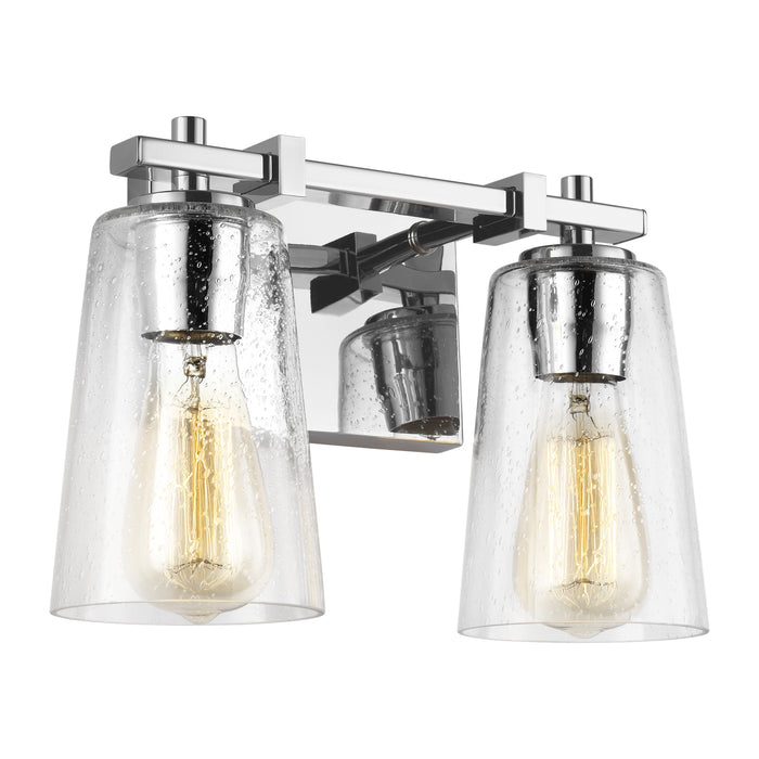 Visual Comfort Studio VS24302CH Two Light Vanity, Chrome