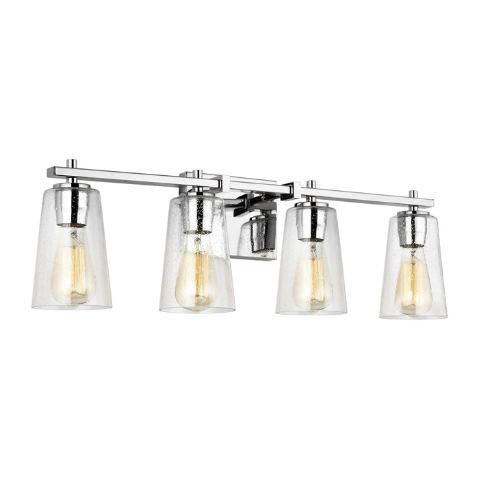 Visual Comfort Studio VS24304CH Four Light Vanity, Chrome