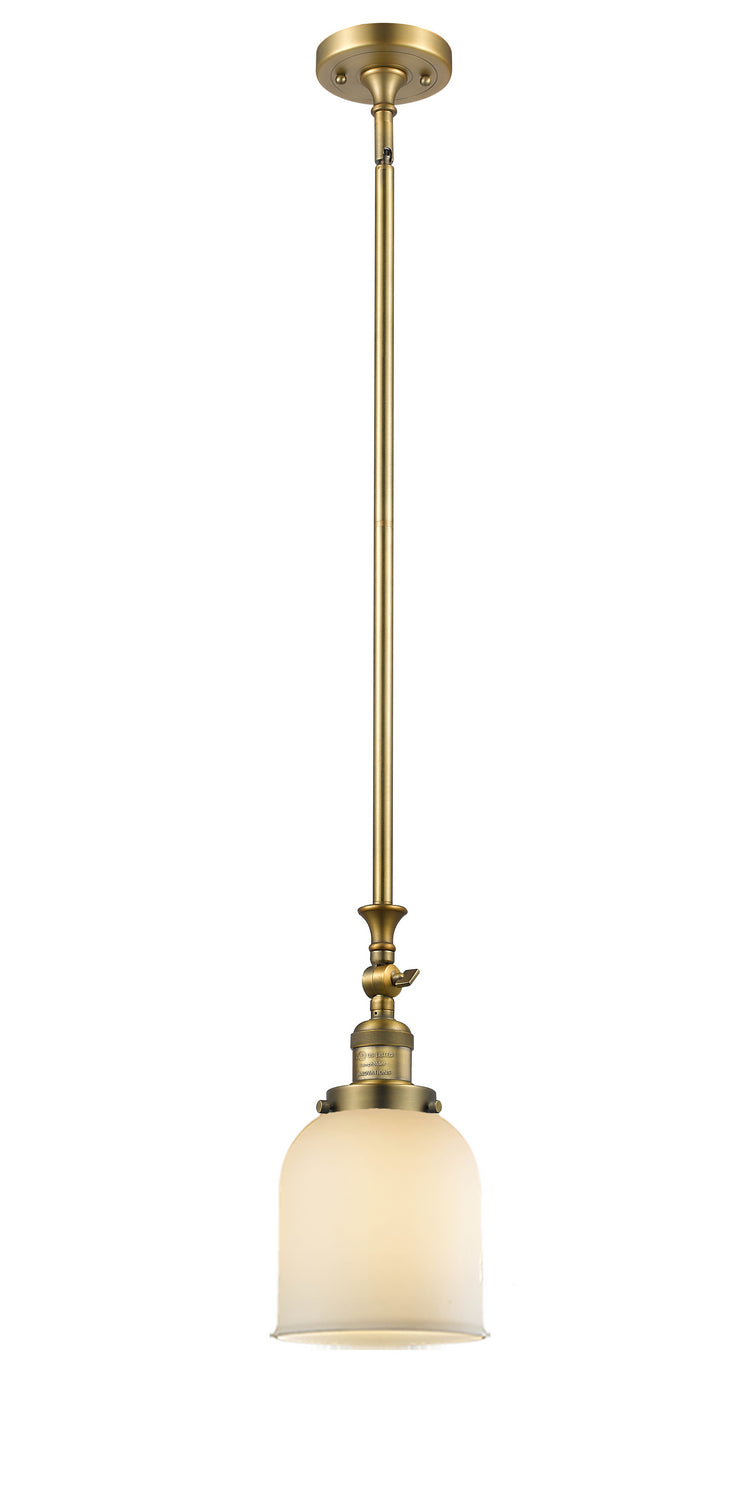 Innovations 206-BB-G51 One Light Mini Pendant, Brushed Brass