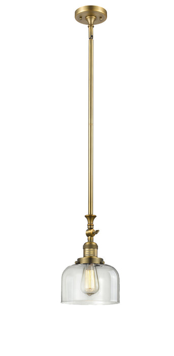 Innovations 206-BB-G72 One Light Mini Pendant, Brushed Brass
