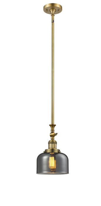 Innovations 206-BB-G73 One Light Mini Pendant, Brushed Brass