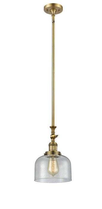 Innovations 206-BB-G74 One Light Mini Pendant, Brushed Brass