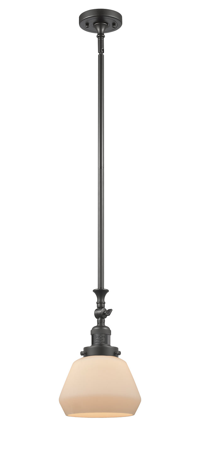 Innovations 206-OB-G171 One Light Mini Pendant, Oil Rubbed Bronze
