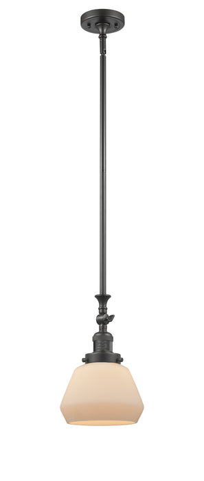 Innovations 206-OB-G171 One Light Mini Pendant, Oil Rubbed Bronze