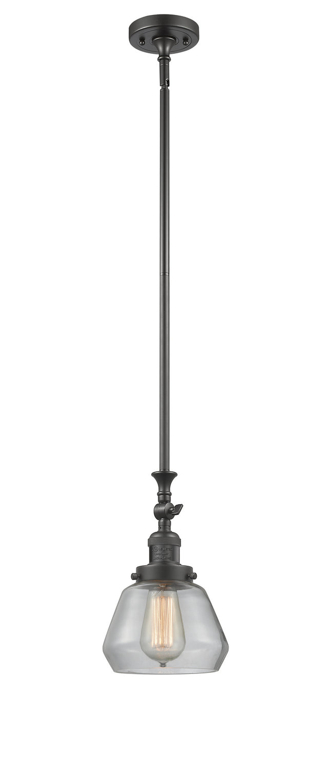 Innovations 206-OB-G172 One Light Mini Pendant, Oil Rubbed Bronze