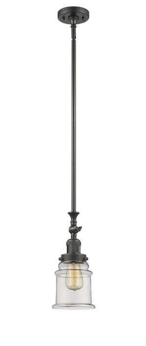 Innovations 206-OB-G182 One Light Mini Pendant, Oil Rubbed Bronze