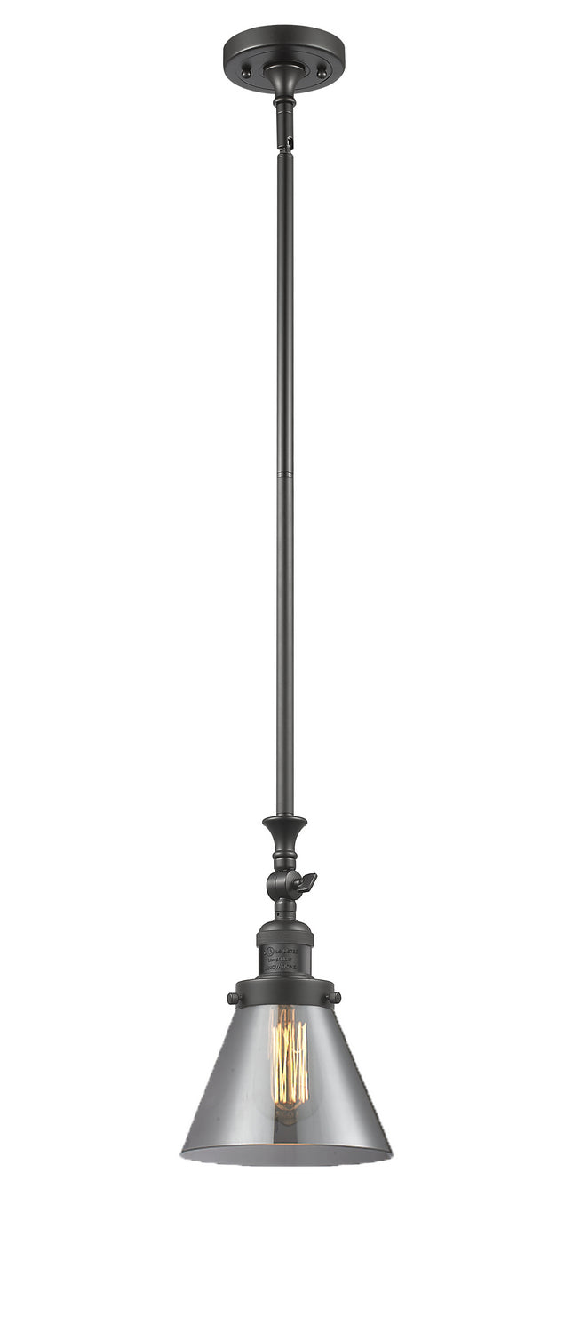 Innovations 206-OB-G43 One Light Mini Pendant, Oil Rubbed Bronze