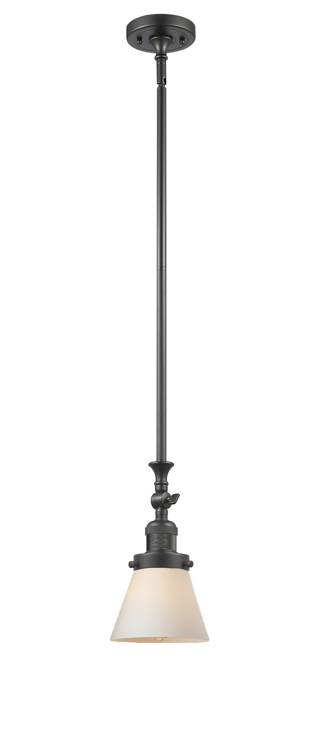 Innovations 206-OB-G61 One Light Mini Pendant, Oil Rubbed Bronze