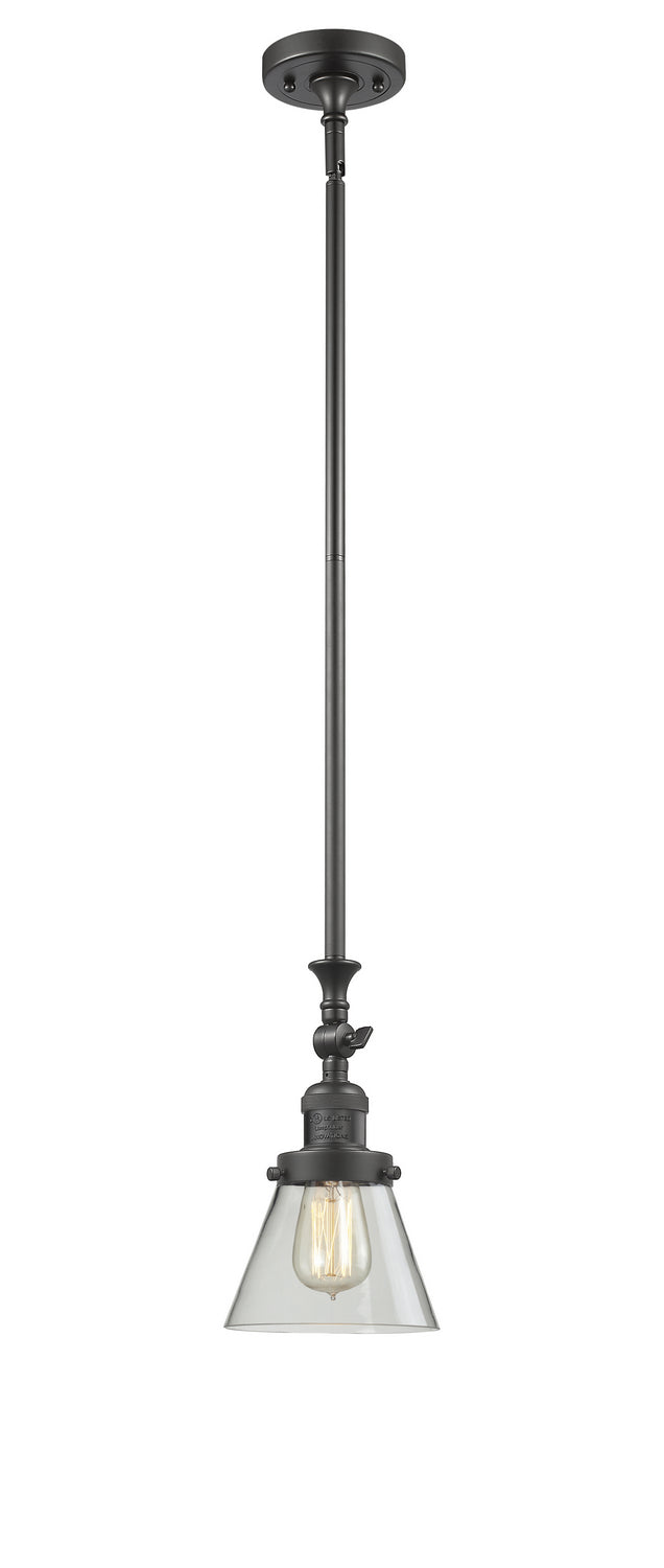 Innovations 206-OB-G62 One Light Mini Pendant, Oil Rubbed Bronze