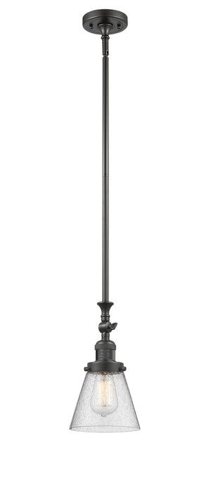 Innovations 206-OB-G64 One Light Mini Pendant, Oil Rubbed Bronze