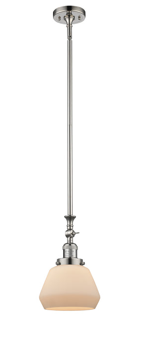 Innovations 206-PN-G171 One Light Mini Pendant, Polished Nickel