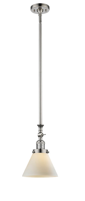 Innovations 206-PN-G41 One Light Mini Pendant, Polished Nickel