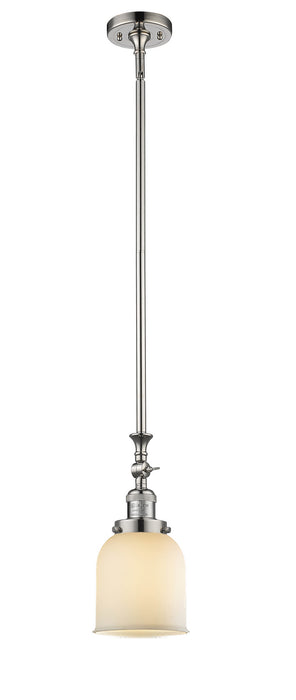 Innovations 206-PN-G51 One Light Mini Pendant, Polished Nickel