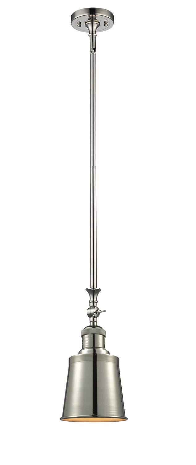 Innovations 206-PN-M9 One Light Mini Pendant, Polished Nickel
