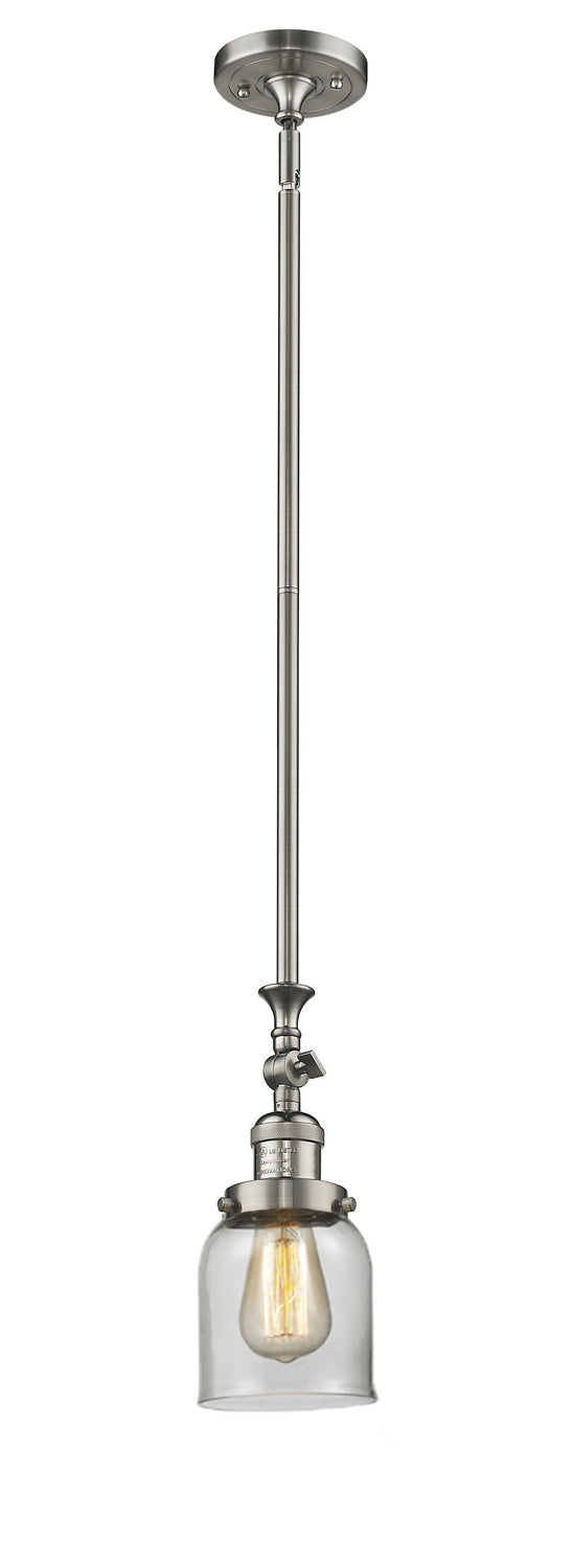 Innovations 206-SN-G52 One Light Mini Pendant, Brushed Satin Nickel
