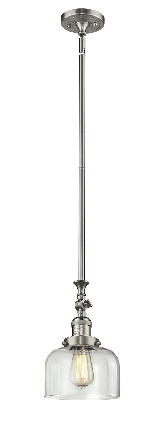 Innovations 206-SN-G72 One Light Mini Pendant, Brushed Satin Nickel