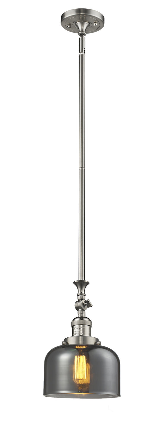 Innovations 206-SN-G73 One Light Mini Pendant, Brushed Satin Nickel