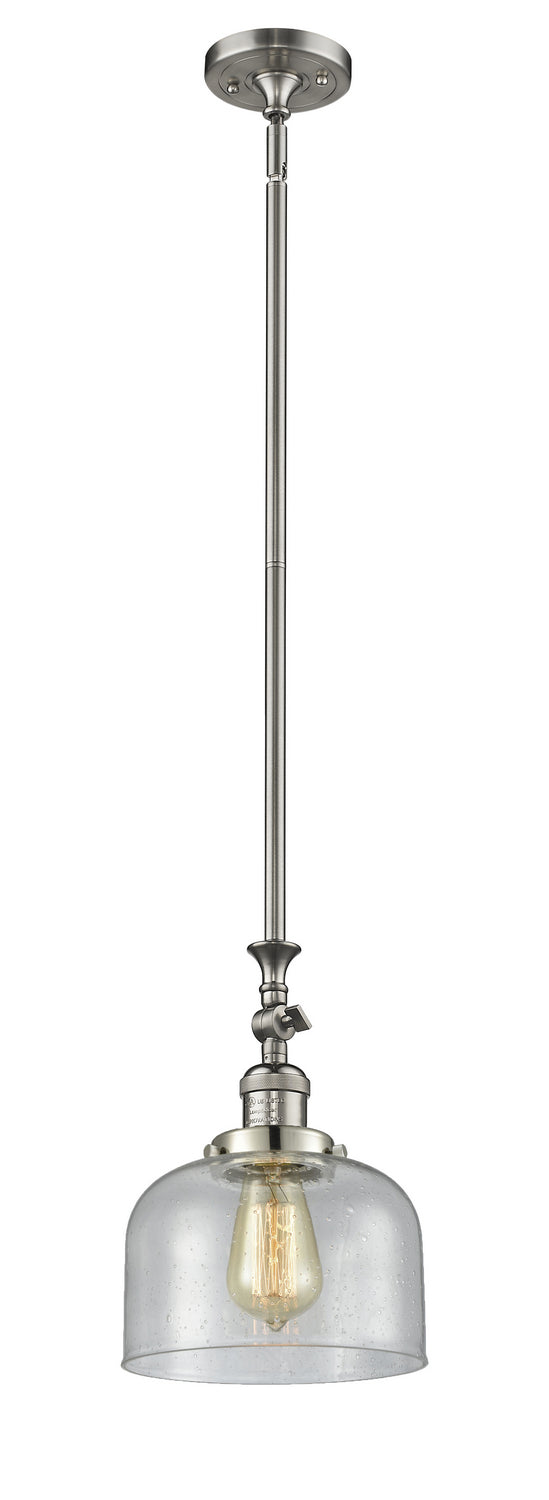 Innovations 206-SN-G74 One Light Mini Pendant, Brushed Satin Nickel