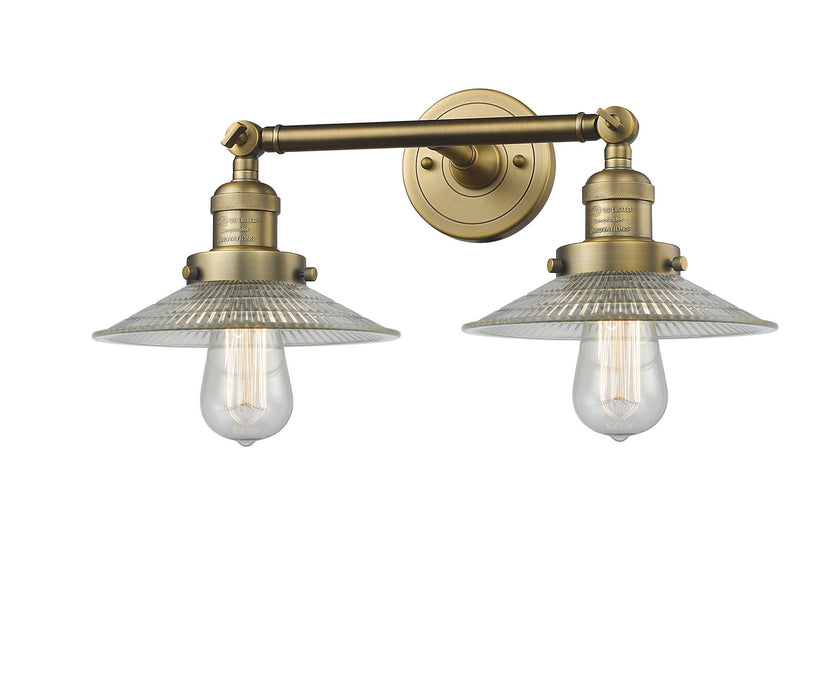 Innovations 208-BB-G2 Two Light Bath Vanity, Brushed Brass