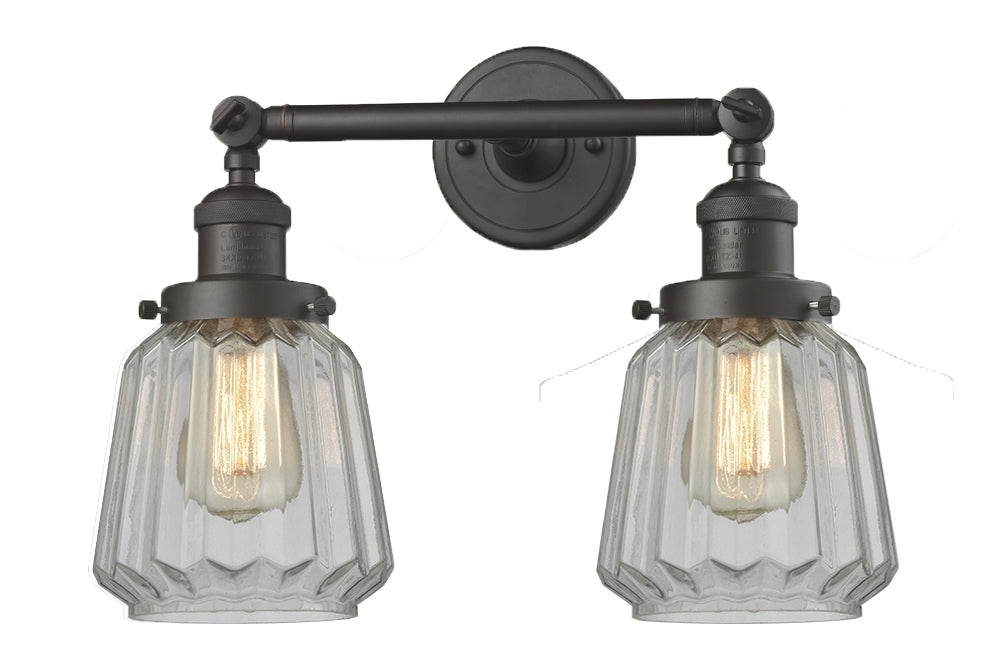 Innovations 208-OB-G142 Two Light Bath Vanity, Oil Rubbed Bronze
