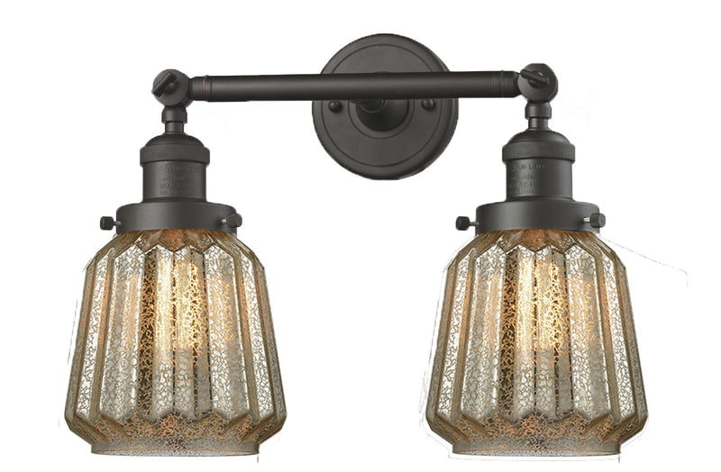 Innovations 208-OB-G146 Two Light Bath Vanity, Oil Rubbed Bronze