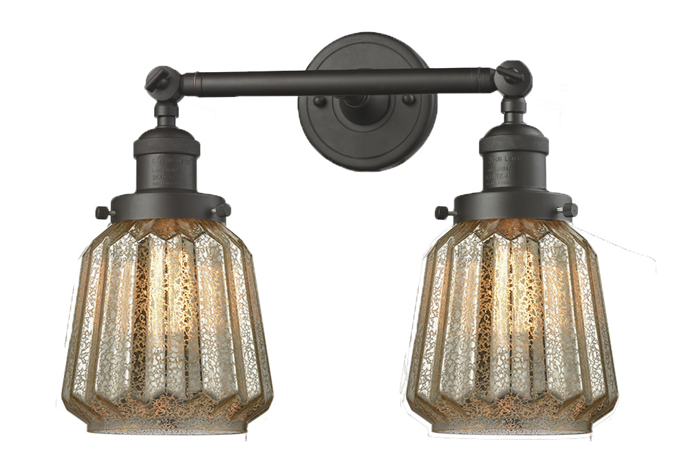 Innovations 208-OB-G146 Two Light Bath Vanity, Oil Rubbed Bronze