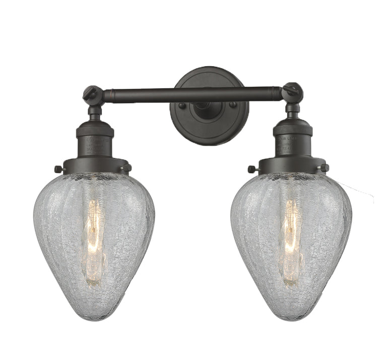 Innovations 208-OB-G165 Two Light Bath Vanity, Oil Rubbed Bronze