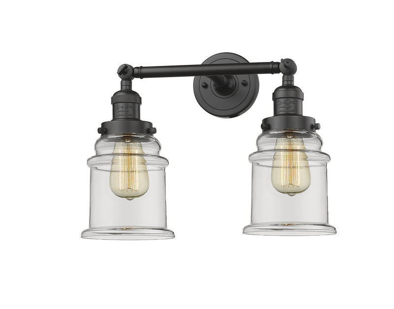Innovations 208-OB-G182 Two Light Bath Vanity, Oil Rubbed Bronze