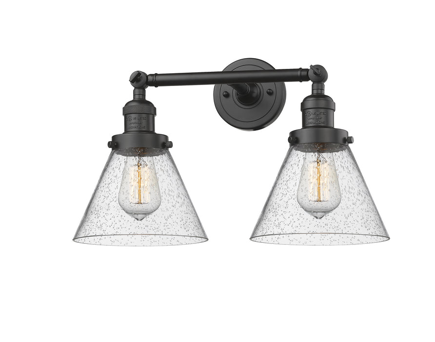 Innovations 208-OB-G44 Two Light Bath Vanity, Oil Rubbed Bronze
