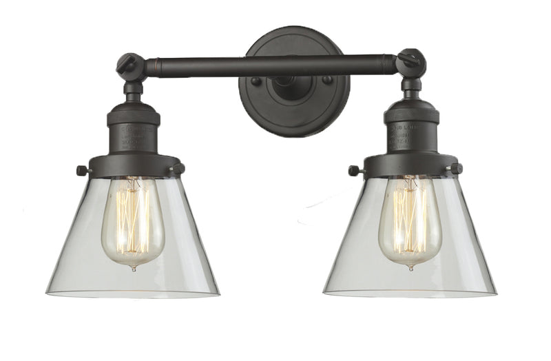 Innovations 208-OB-G62 Two Light Bath Vanity, Oil Rubbed Bronze
