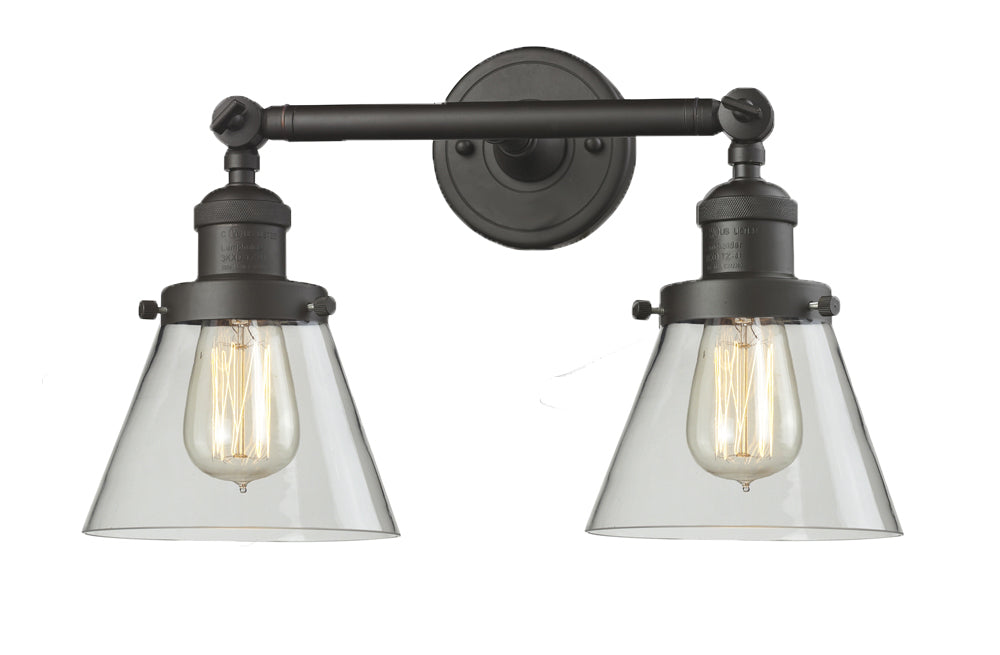 Innovations 208-OB-G62 Two Light Bath Vanity, Oil Rubbed Bronze