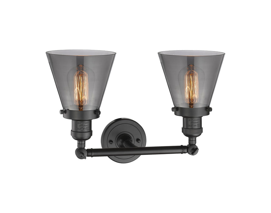 Innovations 208-OB-G63 Two Light Bath Vanity, Oil Rubbed Bronze