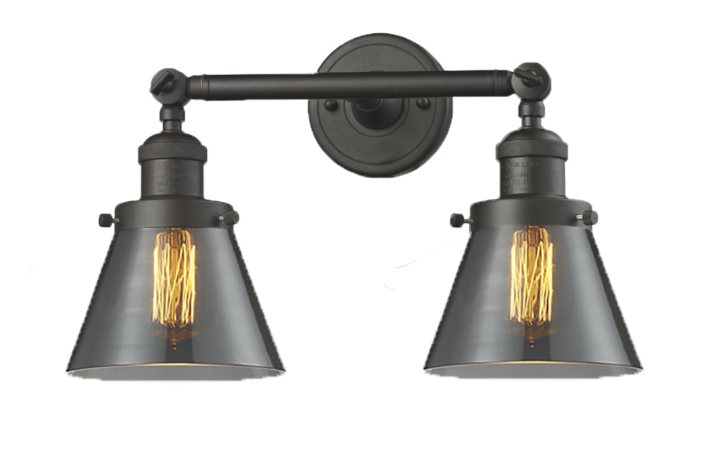 Innovations 208-OB-G63 Two Light Bath Vanity, Oil Rubbed Bronze