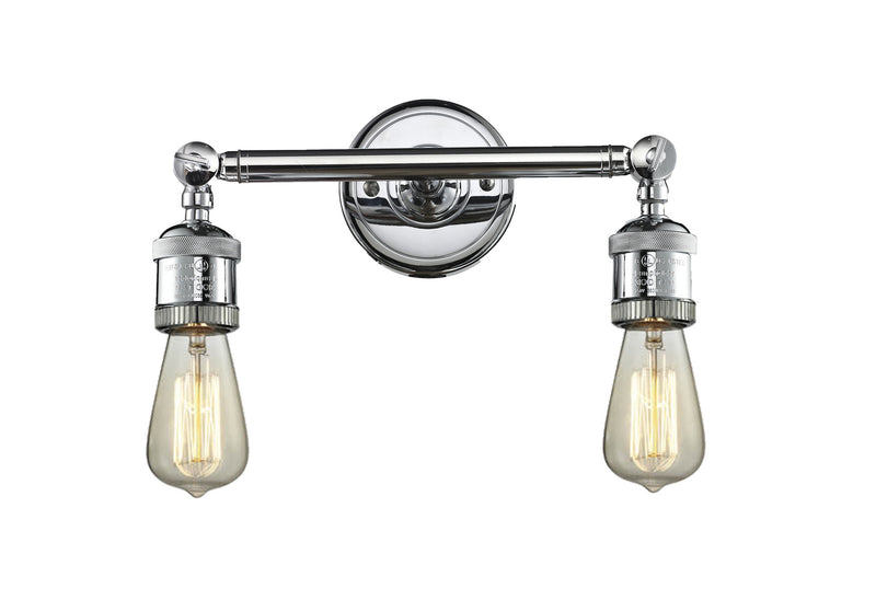 Innovations 208-PC Two Light Bath Vanity, Polished Chrome