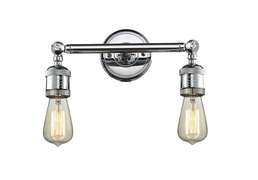 Innovations 208-PC Two Light Bath Vanity, Polished Chrome