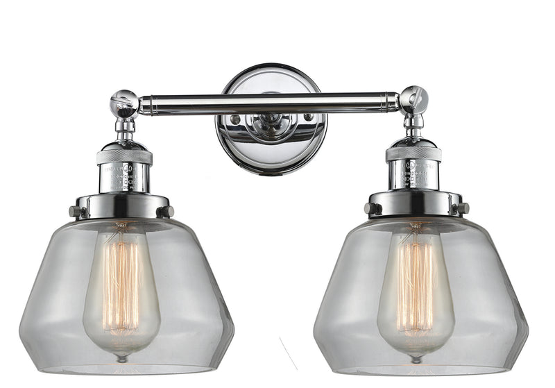 Innovations 208-PC-G172 Two Light Bath Vanity, Polished Chrome