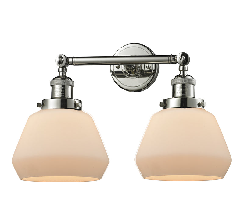 Innovations 208-PN-G171 Two Light Bath Vanity, Polished Nickel