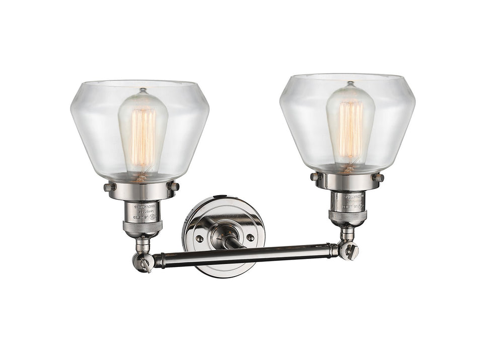 Innovations 208-PN-G172 Two Light Bath Vanity, Polished Nickel
