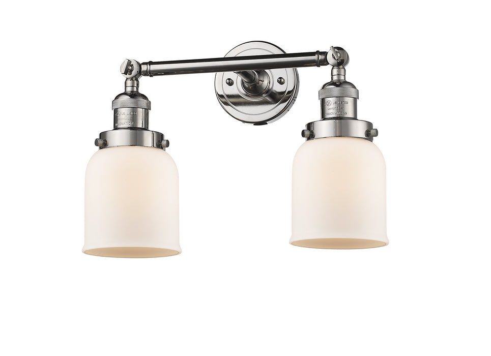 Innovations 208-PN-G51 Two Light Bath Vanity, Polished Nickel