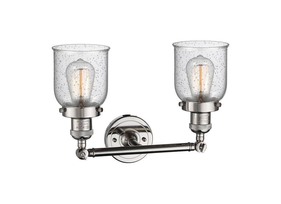 Innovations 208-PN-G54 Two Light Bath Vanity, Polished Nickel