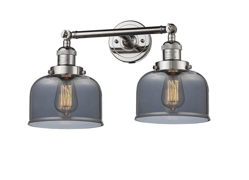 Innovations 208-PN-G73 Two Light Bath Vanity, Polished Nickel