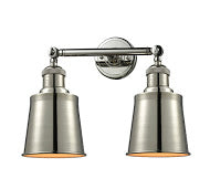 Innovations 208-PN-M9 Two Light Bath Vanity, Polished Nickel