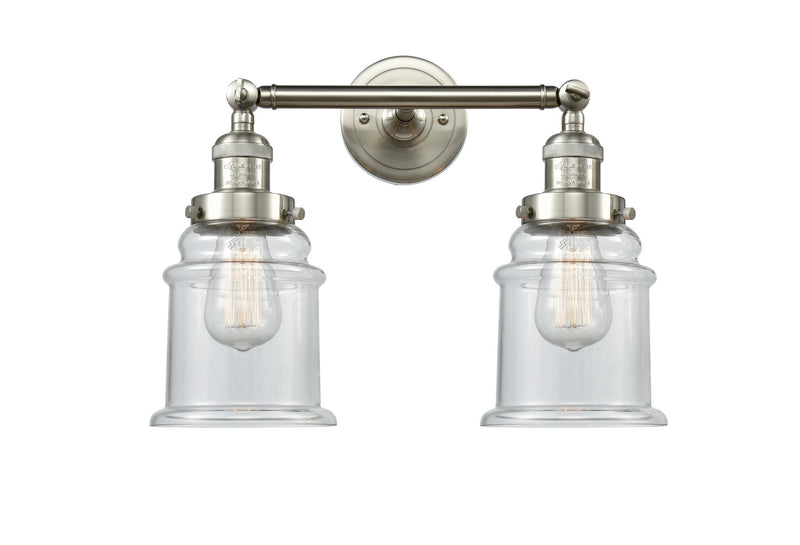 Innovations 208-SN-G182 Two Light Bath Vanity, Brushed Satin Nickel
