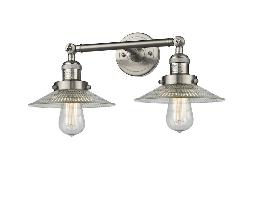 Innovations 208-SN-G2 Two Light Bath Vanity, Brushed Satin Nickel