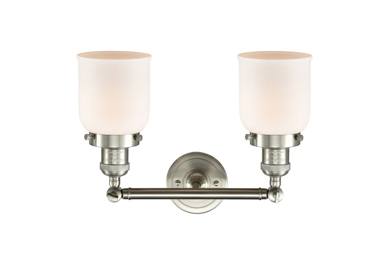 Innovations 208-SN-G51 Two Light Bath Vanity, Brushed Satin Nickel