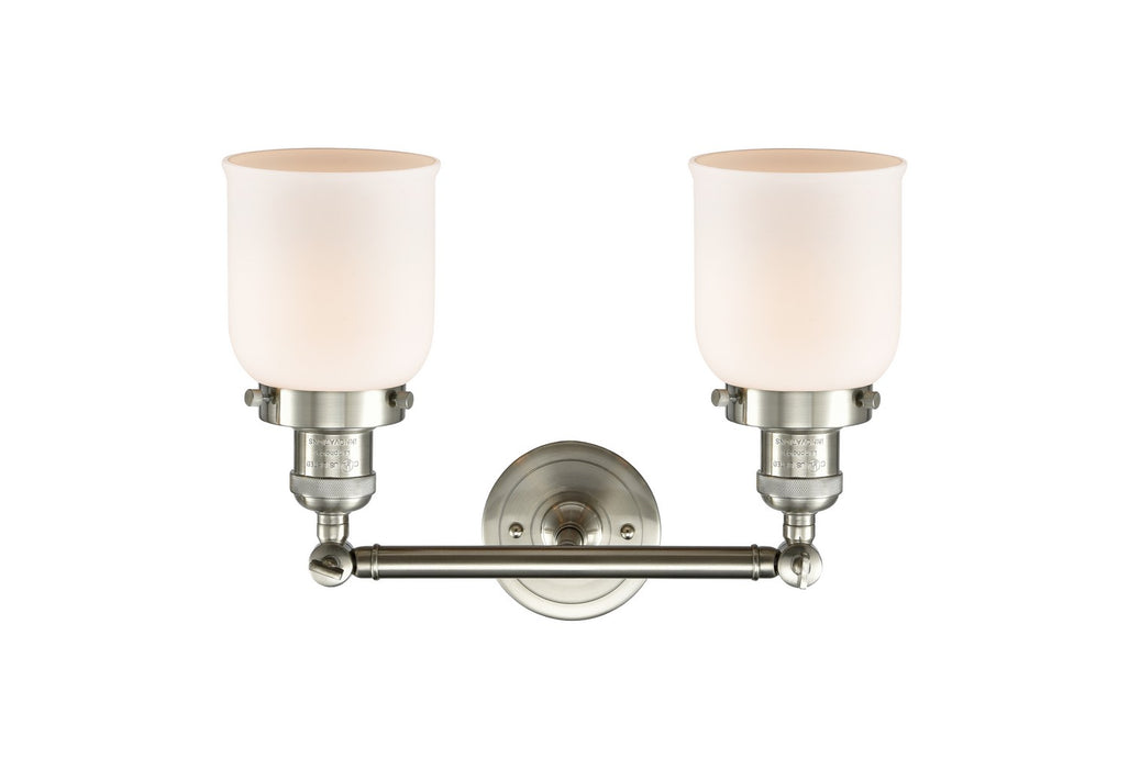 Innovations 208-SN-G51 Two Light Bath Vanity, Brushed Satin Nickel