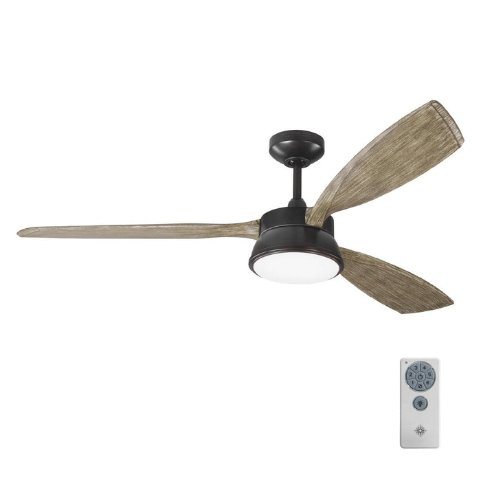 Visual Comfort Fan 3DSTR57AGPD 57" Ceiling Fan, Aged Pewter