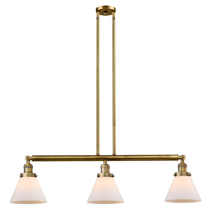 Innovations 213-BB-G41 Three Light Island Pendant, Brushed Brass
