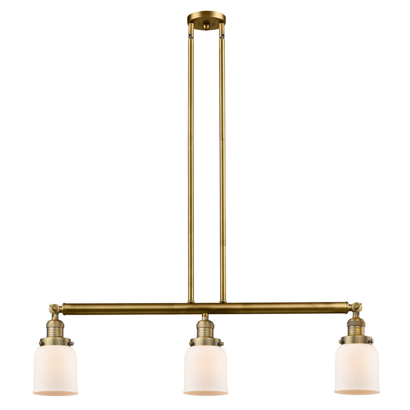 Innovations 213-BB-G51 Three Light Island Pendant, Brushed Brass