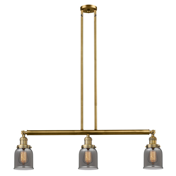 Innovations 213-BB-G53 Three Light Island Pendant, Brushed Brass